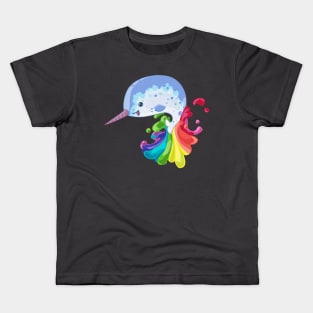 Narwhal and Rainbow Kids T-Shirt